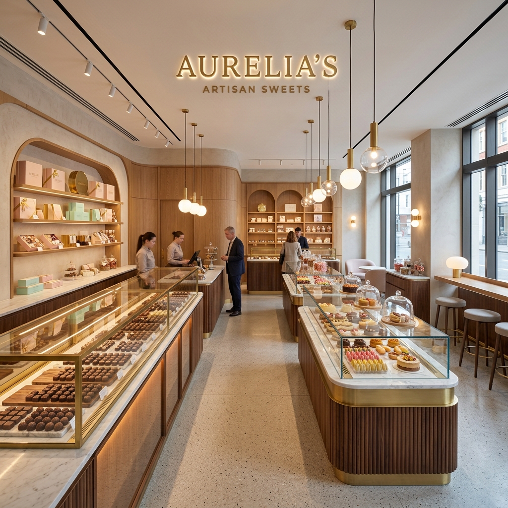 Bakery store layout design